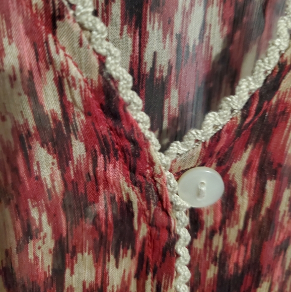 CONVERSE ONE STAR Sheer Blouse - Picture 5 of 8